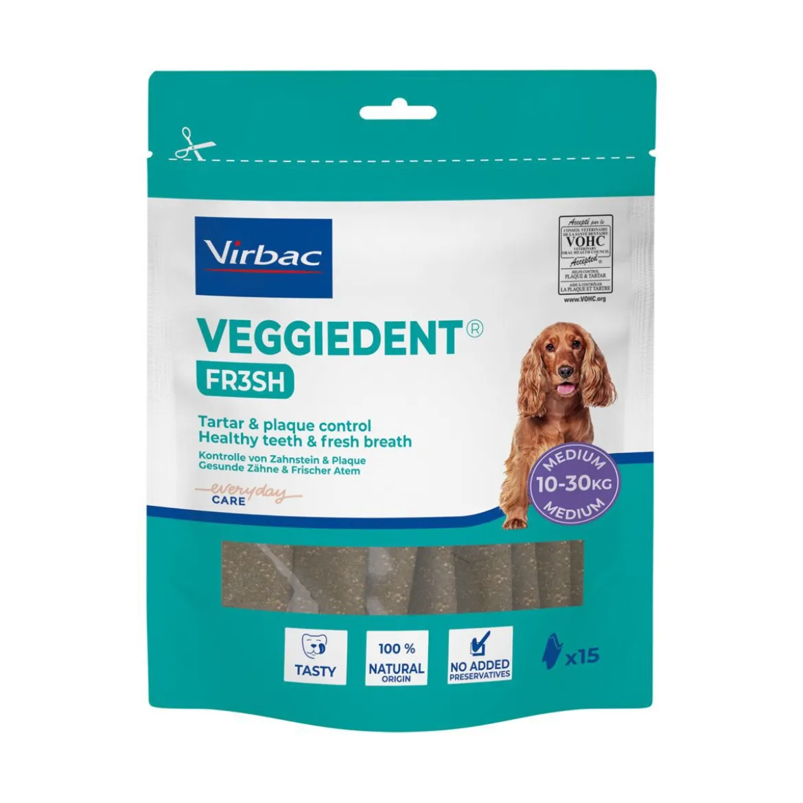 Virbac VeggieDent Fr3sh M 15-pack