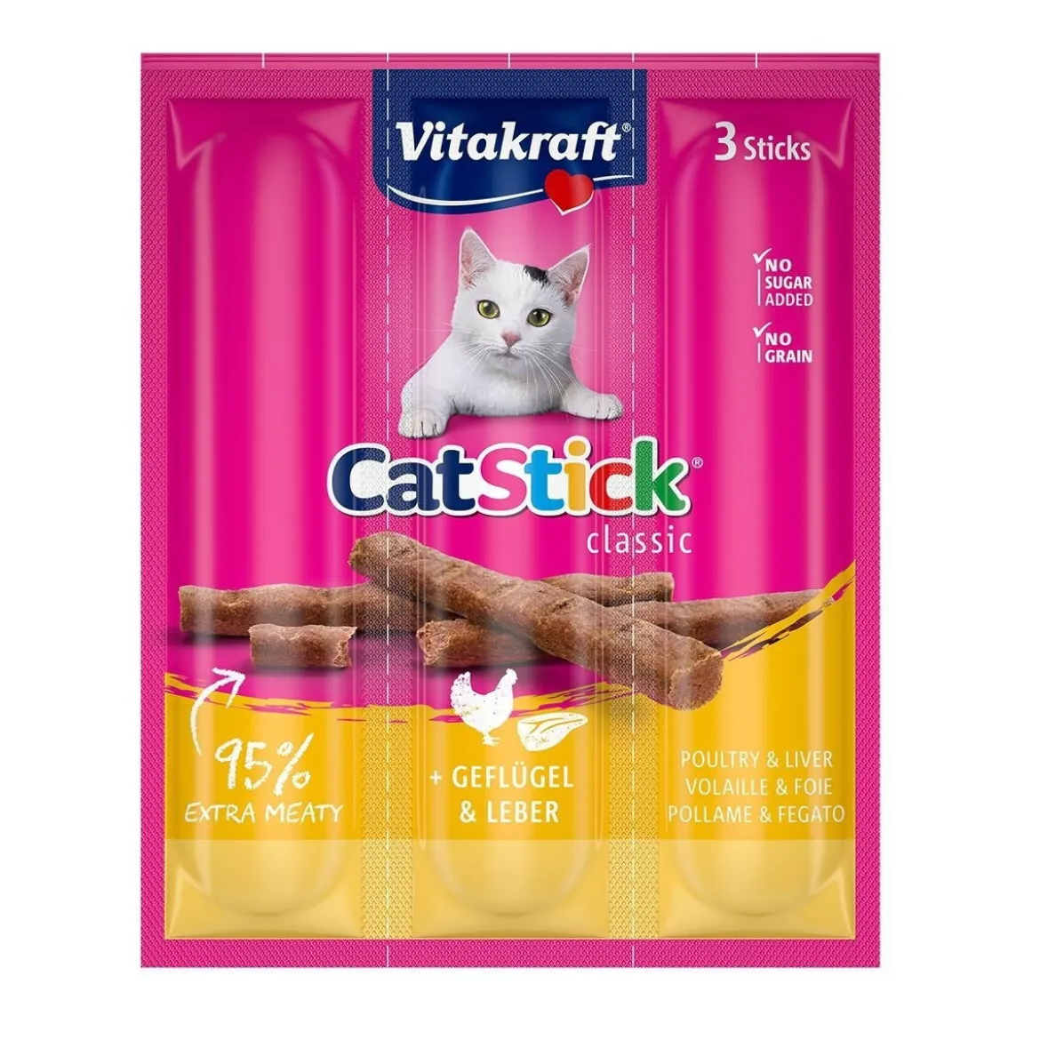 Vitakraft Cat Stick Chicken/Liver 18 g