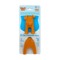 West Paw Toppl Stopper Orange