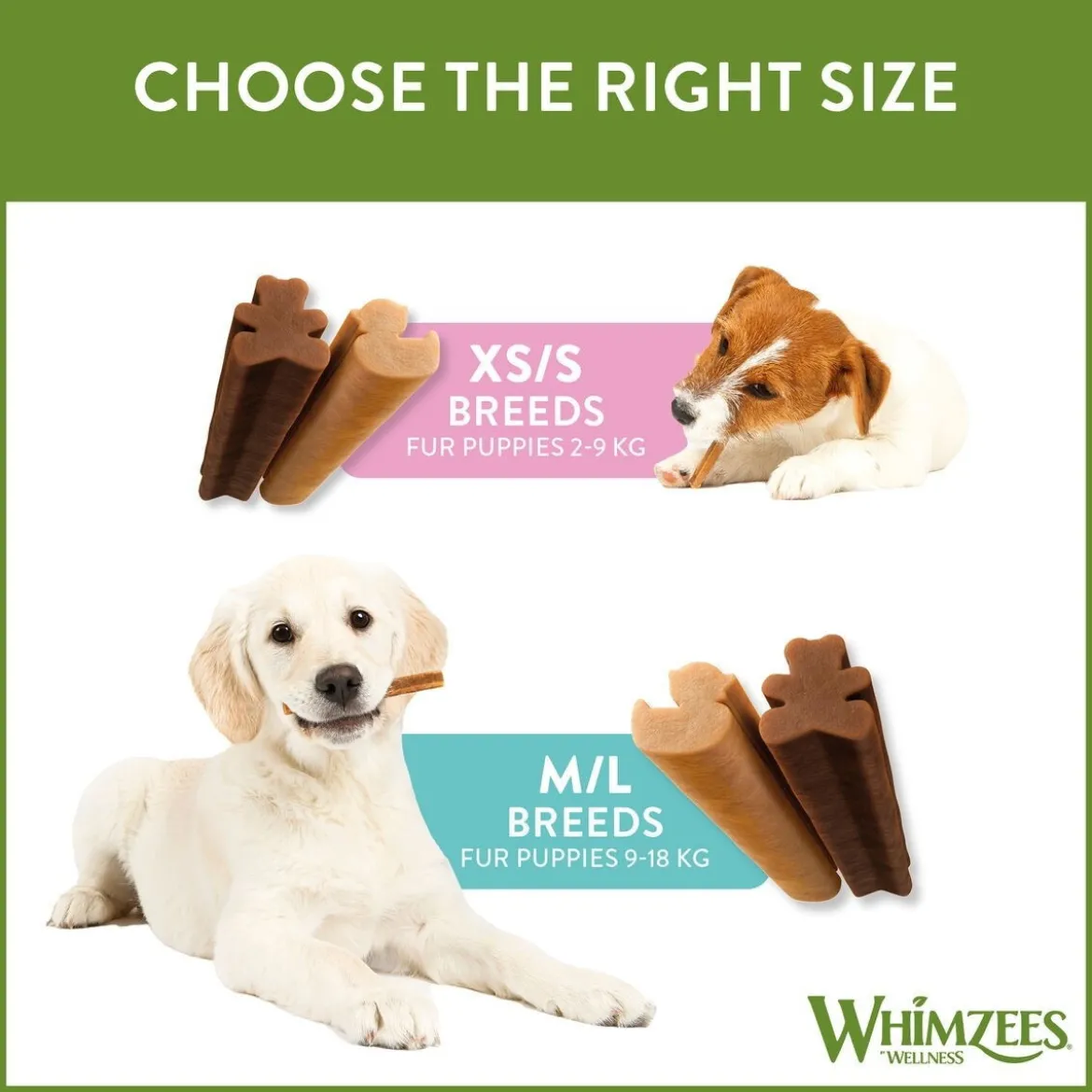 Whimzees Puppy Dental XS/S