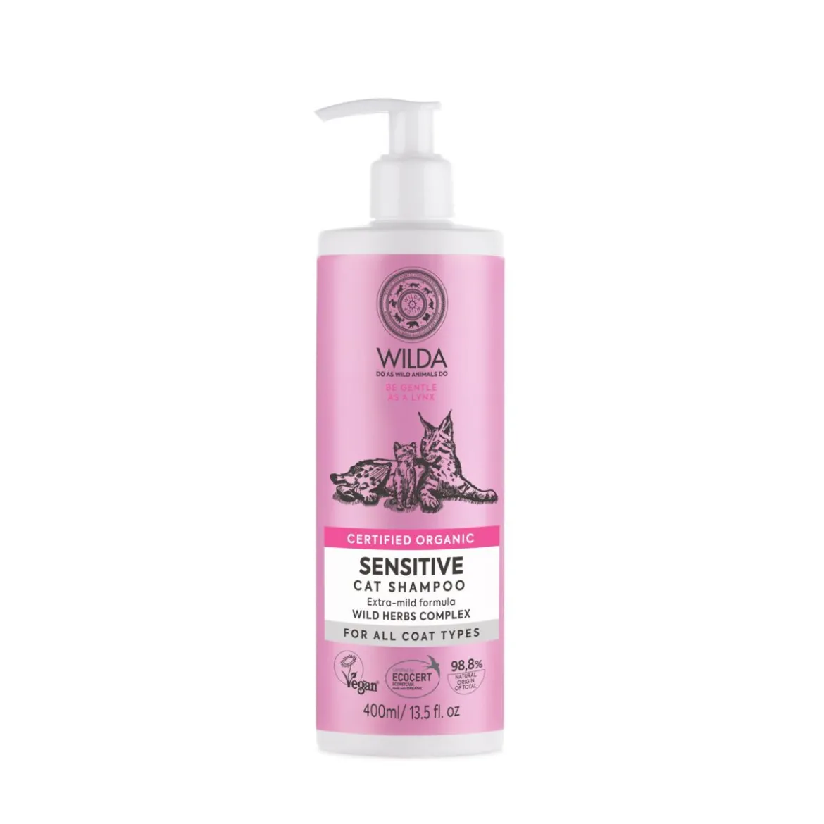 Wilda Sensitive Cat Schampo 400 ml