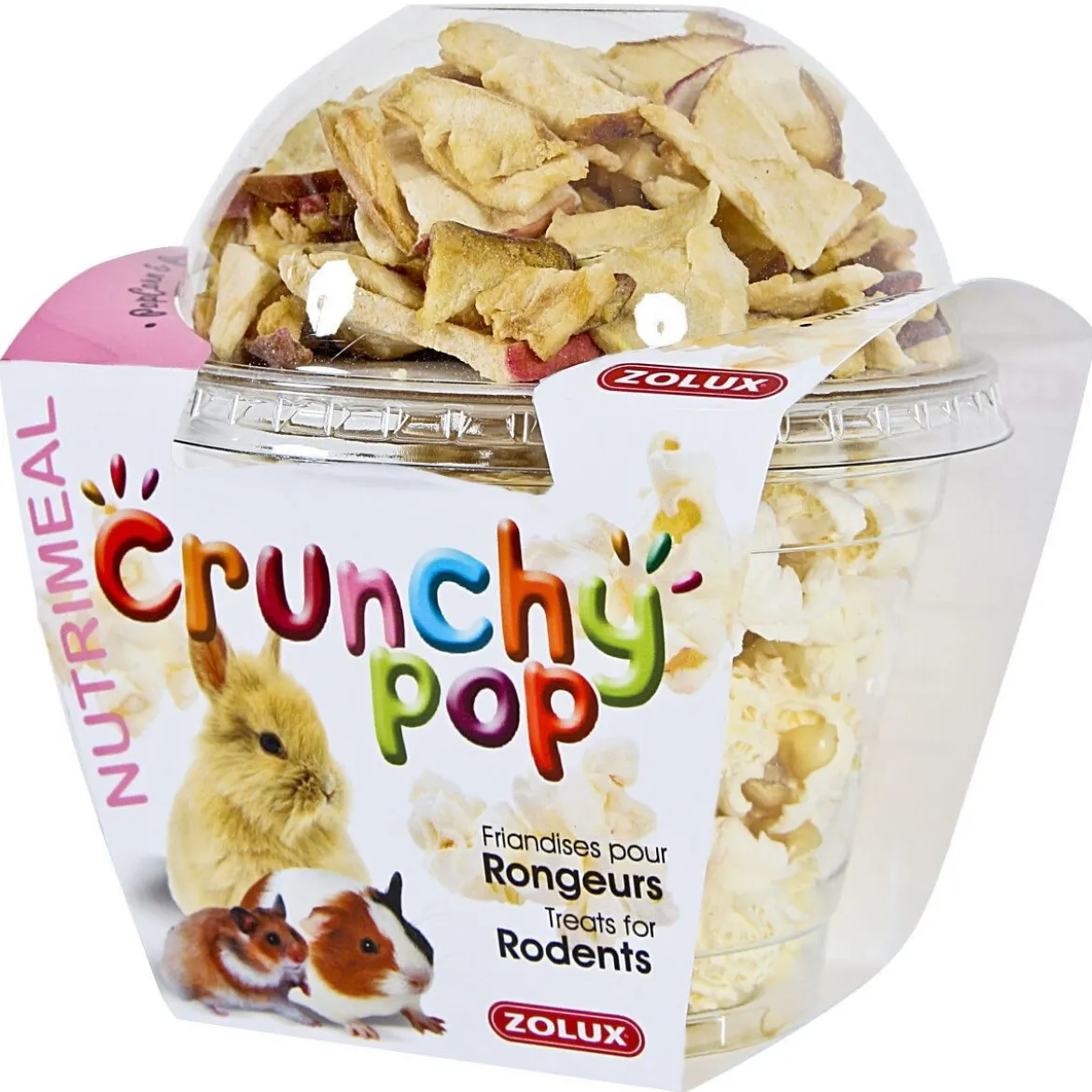 Zolux Crunchy Cup Äpple & Popcorn 200 g