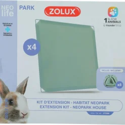 Zolux Nlife Extra Plattor till Neopark Modulär Kaninbur 4-pack